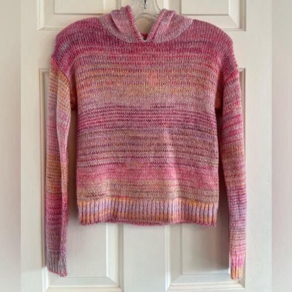 SOLD NWT Gap Kids Hooded Sweater XL Big Girl 12 Ombre Spacedye - Picture 6 of 14